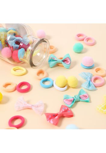 Multicolor DIY Hair Accessory Sets for Girls