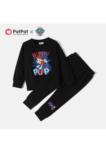 PAW Patrol 2-piece Toddler Boy Cotton Happy Pup Top and Solid Pants Set