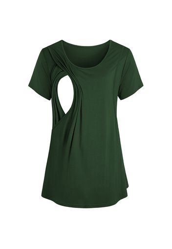 Pretty Short-sleeve Nursing Tee