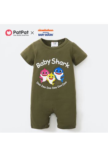 Baby Shark 'Doo Doo Doo' Graphic Cotton Romper for Baby