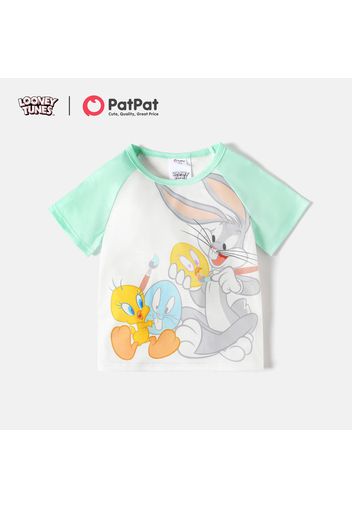 Looney Tunes Toddler Boy/Girl Colorblock Bunny Easter Tee