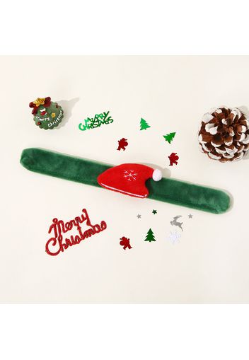 Christmas Slap Bracelets Wristband Pat Circle Handcuff Bracelet for Kids