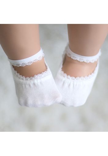 Stylish Solid Lace Design Invisible Socks