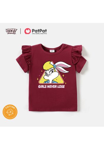 Looney Tunes Kid Girl Cute Tweety and Bunny Cotton Tee