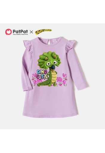 Gigantosaurus Toddler Girl Cute Dino Long Tee