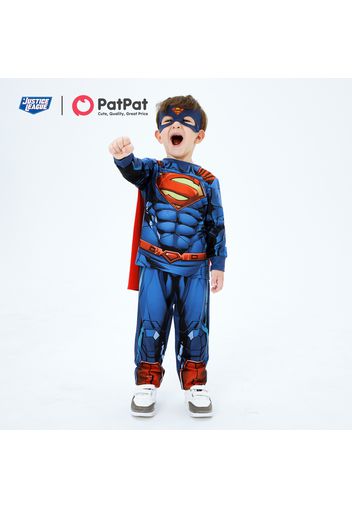 Justice League 3-piece Toddler Boy Super Heroes  Cosplay Costume Set with Cloak and Face Mask