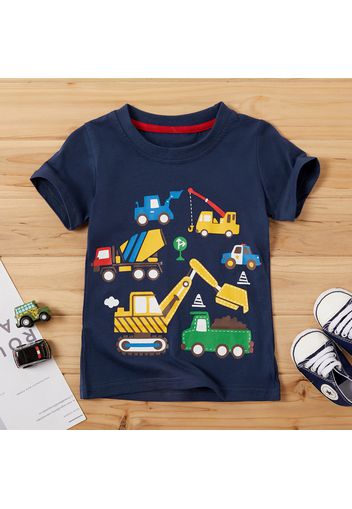 Baby/ Toddler Boy's Excavator Pattern Tee