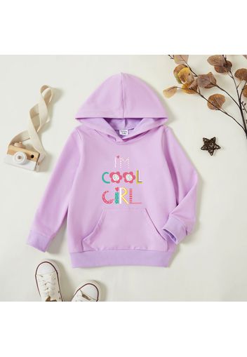 Toddler Graphic Pink Long-sleeve Hooded Pullover