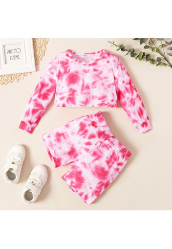 Toddler Girl Tie Dye Top & Shorts Set