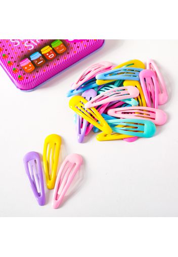 30-pack Boxed Plain Hair Clip for Girls