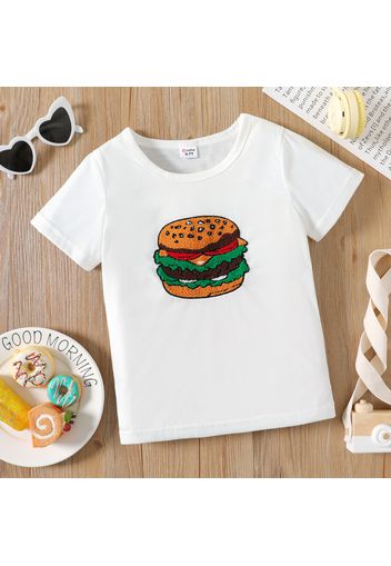 Kid Boy/Kid Girl Fast Food Print Short-sleeve Tee