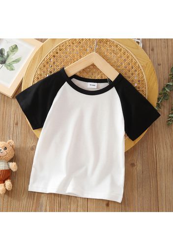 Toddler Boy/Girl Casual Colorblock Raglan Sleeve Tee