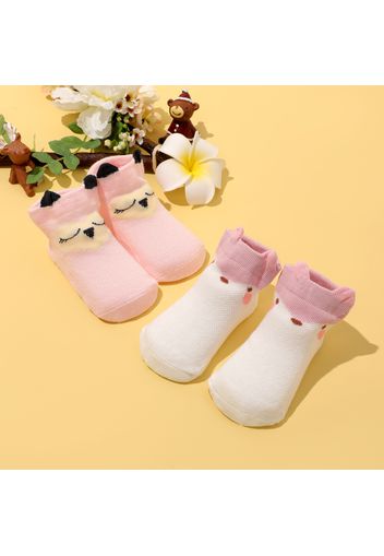 2-pack Baby Adorable Cartoon Socks
