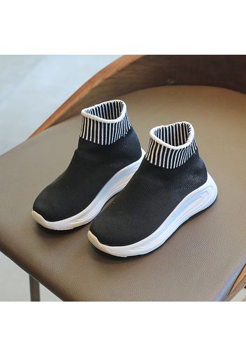 Toddler / Kid Knit Panel Flying Woven Sneakers