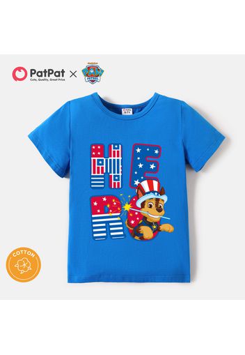 PAW Patrol Toddler Boy/Girl Brave and Free 4th of July Cotton Tee