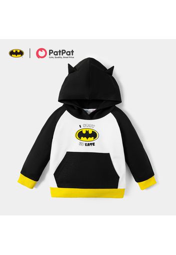 Batman Baby Boy Classic Logo Hooded Sweatshirt and Bodysuit and Pants