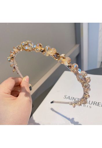 Women Crystal Rhinestone Headband Fashion Hair Hoop Hair Accessories