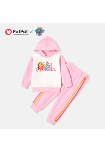 PAW Patrol 2-piece Toddler Girl Cotton Colorblock Hoodie and Pants Set