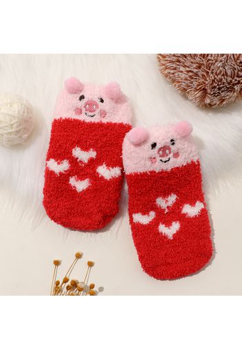 Baby / Toddler Cartoon Animal Three-dimensional Non-slip Embroidered Socks