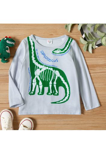 Toddler Boy Animal/Vehicle Print Long-sleeve Tee