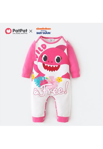 Baby Shark Big Graphic Cotton Jumpsuit for Baby