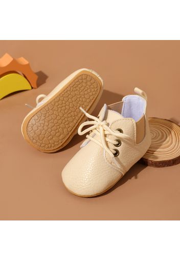 Baby / Toddler Pure Color Lace-up Prewalker Shoes