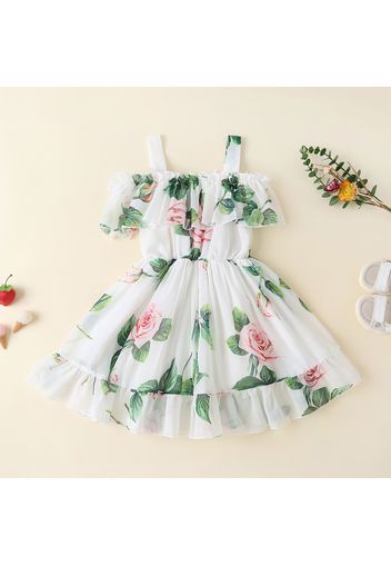 Toddler Girl Floral Flounce Sling Dress