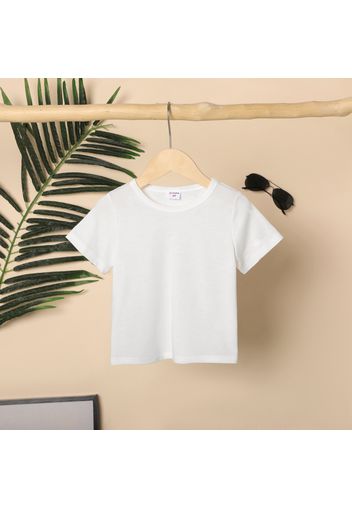 Toddler Boy Casual Solid Color Short-sleeve Tee