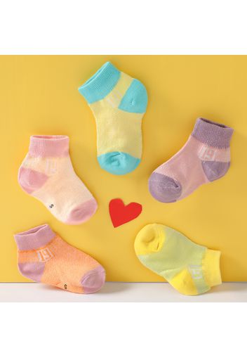 5-pairs Baby / Toddler / Kid Number Print Socks