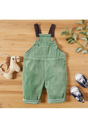 Baby Boy Solid Overalls