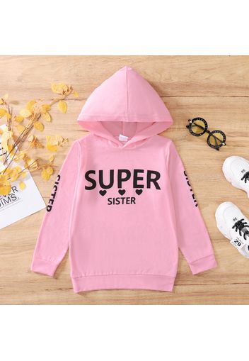 Trendy Kid girl Letter print Hoodie Sweatshirt