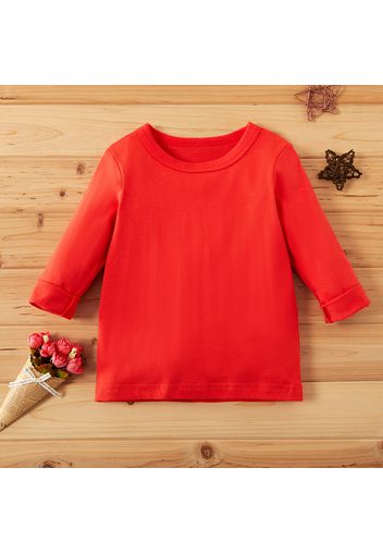 Baby / Toddler Causal Solid Long-sleeve Tee