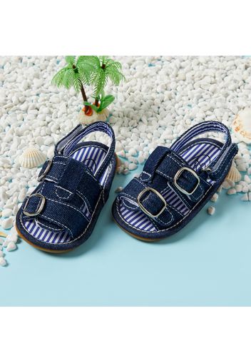 Toddler Solid Denim Sandals