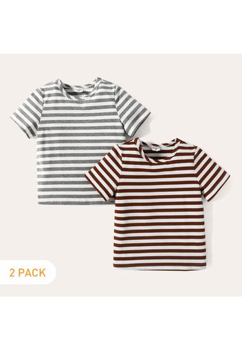 2-Pack Toddler Boy Stripe Short-sleeve Tee