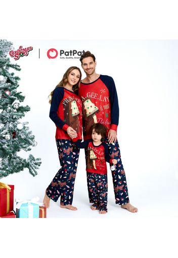 A Christmas Story Family Matching Christmas Stars Fra Gee Lay Top and Allover Pants Pajamas Sets