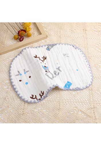 100% Cotton Baby 10-layer Gauze Pillow Washable Absorb Sweat Breathable for All Seasons