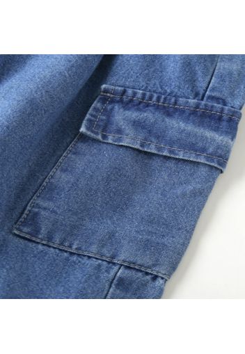 Toddler Boy Casual Pocket Design Elasticized Denim Jeans