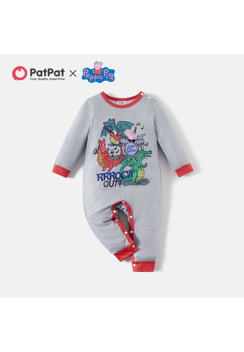 Peppa Pig Baby Boy/Girl Long-sleeve Graphic Jumpsuit