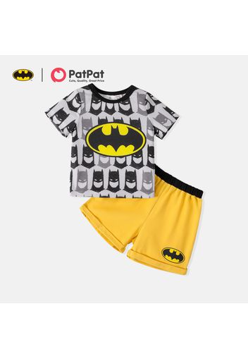 Justice League 2pcs Baby Boy Graphic Short-sleeve T-shirt and Shorts Set