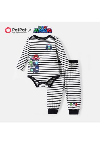 PJ Masks 2-piece Baby Boy Long-sleeve Romper and Sweatpants Set