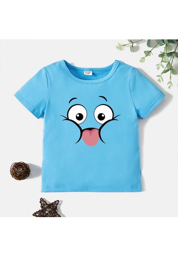 Toddler Graphic Smiley Print Short-sleeve Tee