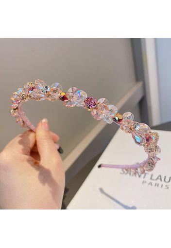 Women Crystal Rhinestone Headband Fashion Hair Hoop Hair Accessories