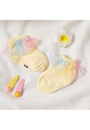 Baby / Toddler / Kid Mesh Flounced Socks