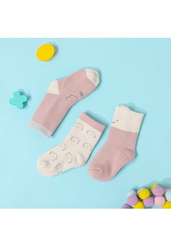 3-pack Baby / Toddler Cute Cartoon Thick Terry Breathable Socks