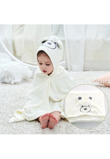 Baby Hooded Towel Bath Towel High-density Soft Absorbent Coral Fleece Bath Blankets Kids Bathrobe Household Bath Towel