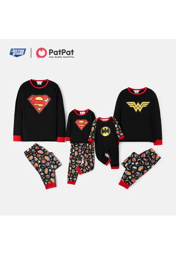 Justice League Family Matching Super Hero Top and Allover Pants Pajamas Sets