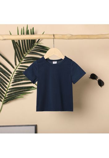 Toddler Boy Casual Solid Color Short-sleeve Tee