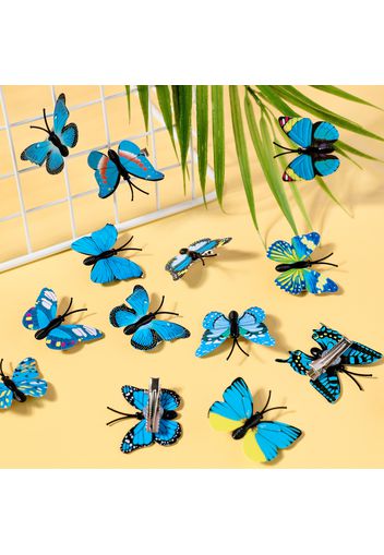 10-pack Butterfly Hair Clips Hair Accessories for Girls (Random Pattern)
