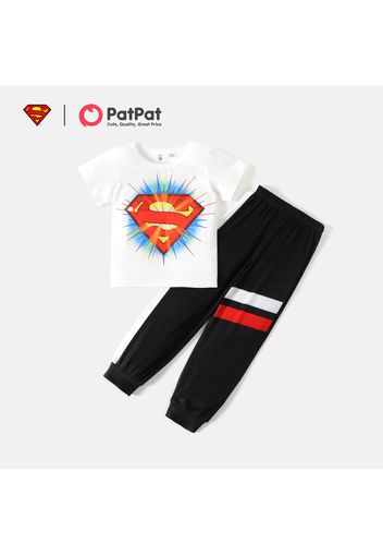 Superman 2-piece Kid Boy Casual Short-sleeve Tee and Elasticized Pants Set