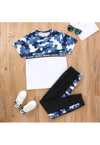 Kid Boy Camouflage Sweatshirt & Pants Set